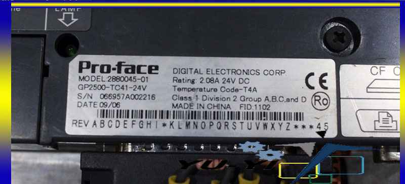 PROFACE PRO-FACE 2880045-01 GP2500-TC41-24V OPERATOR INTERFACE